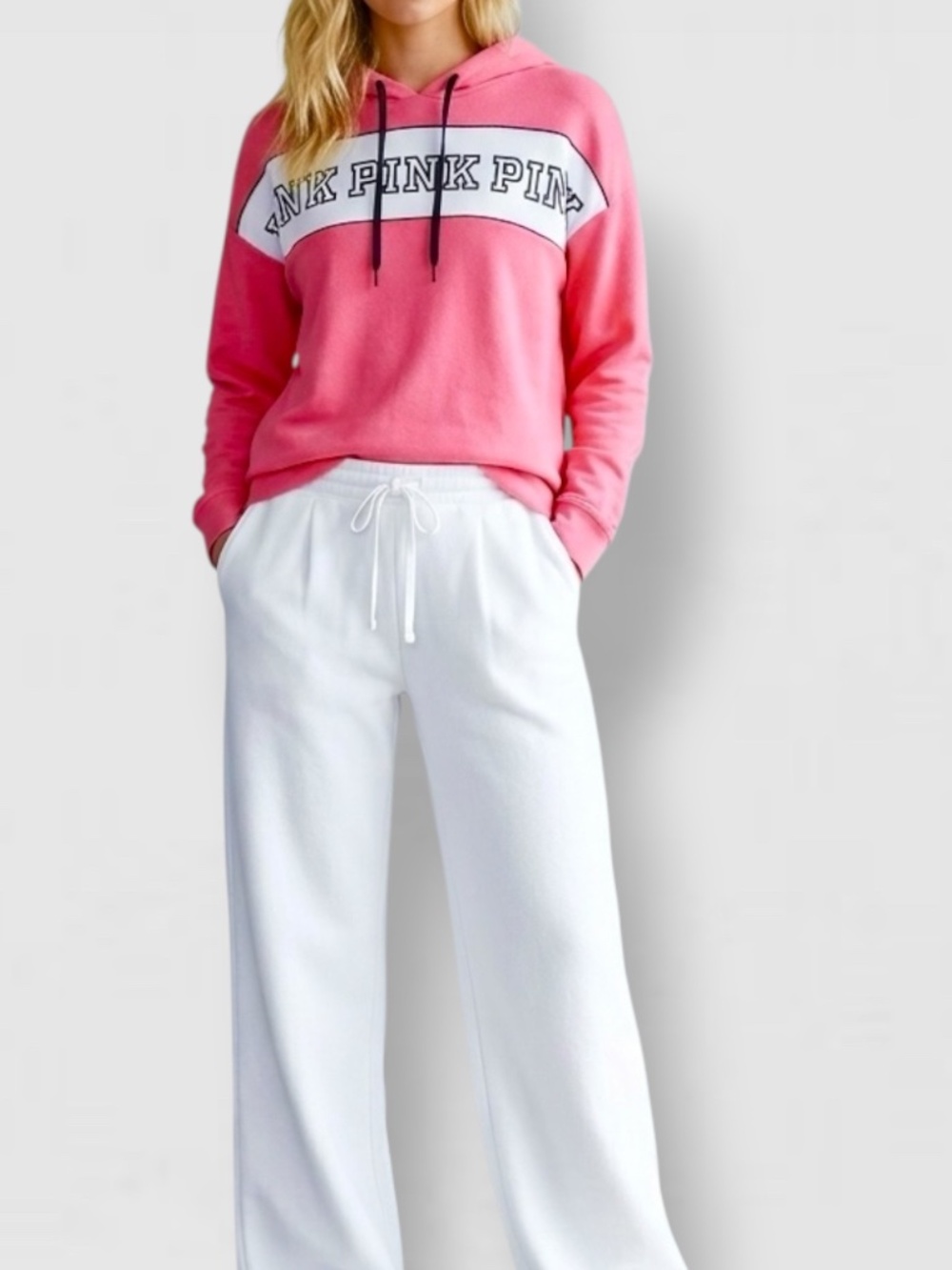 PINK Victoria’s Secret Hoodie Sweatshirt S New - Picture 1 of 8